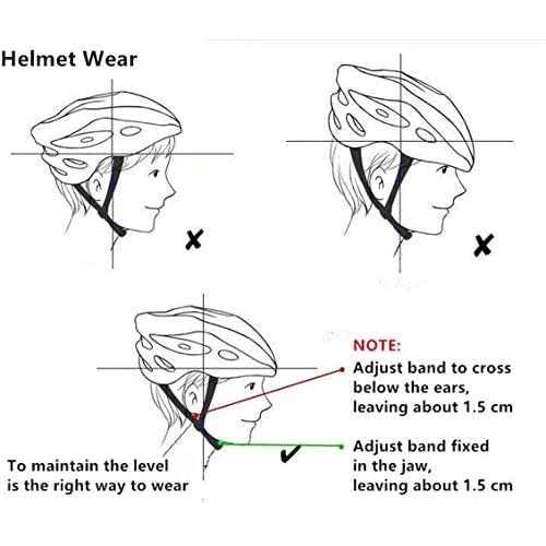 Adult Cycling Bike Helmet, Lightweight and Adjustable with Pads&Visor for Men and Women,Premium Quality Airflow Unisex Bicycle Helmet,Suggested Fit 57-62 cm (All Black)