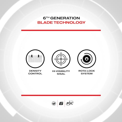 WINMAU Darts Blade 6 Professional Bristle Dartboard with Official Tournament Specifications | Endorsed by The PDC