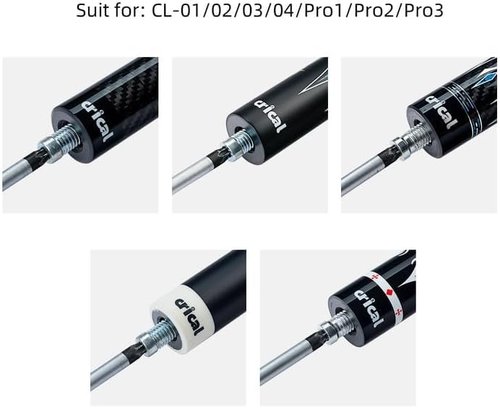 CRICAL 2 Pieces of Billiards Cue Stick Weight Bolts Adjustable Billiard Accessories (1.46/2.47oz)