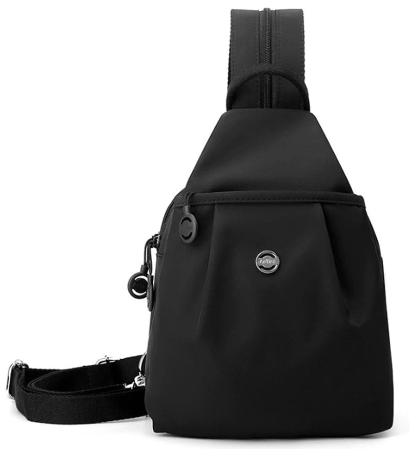 EMGILL Sling Bag for Women Men Mini Backpack Outdoor Travel Hiking Chest Bag Shoulder Crossbody Purse with Adjustable Strap