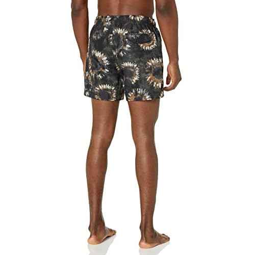 HUGO mens Seasonal Print Swim Trunk
