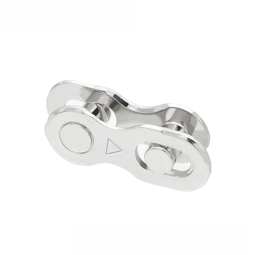 10 Pairs Bicycle Missing Link Universal 1/6/7/8-Speed Bicycle Chain Quick Link Versatile for MTB Road Bike Bicycle Casual Rides (6/7/8 Speed Silver)