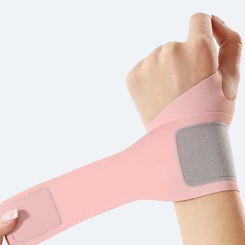 Sports and Fitness Wrist Brace Badminton Wrist Wrap Sleeve,Pink