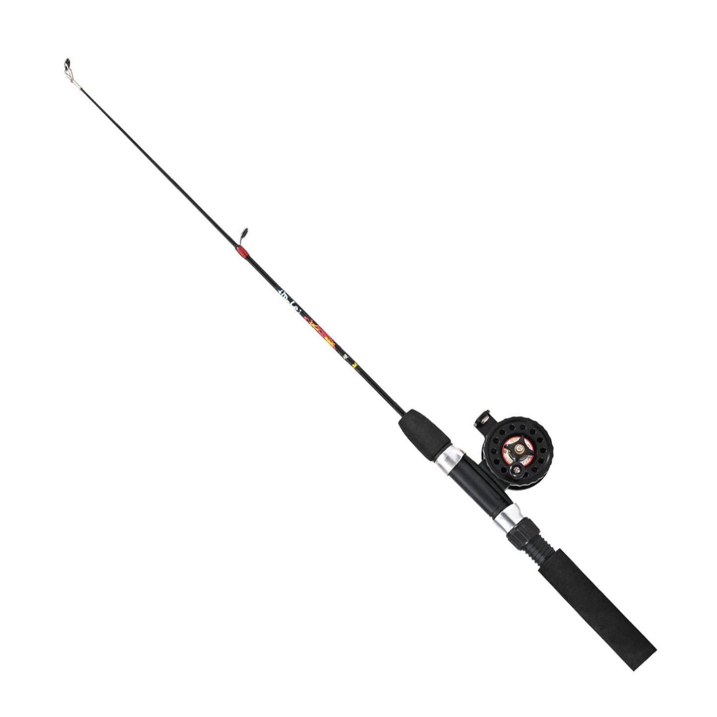 1 Set Fishing Rod with Fishing Reel Short Portable Winter Outdoor Ice