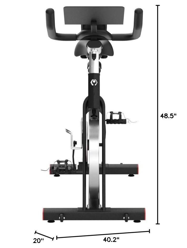 JOROTO X2PRO Bluetooth Exercise Bike, Stationary Indoor Cycling Bike with Readable 100 Levels Magnetic Resistance, Plus 12.6 inch Tablet Bracket