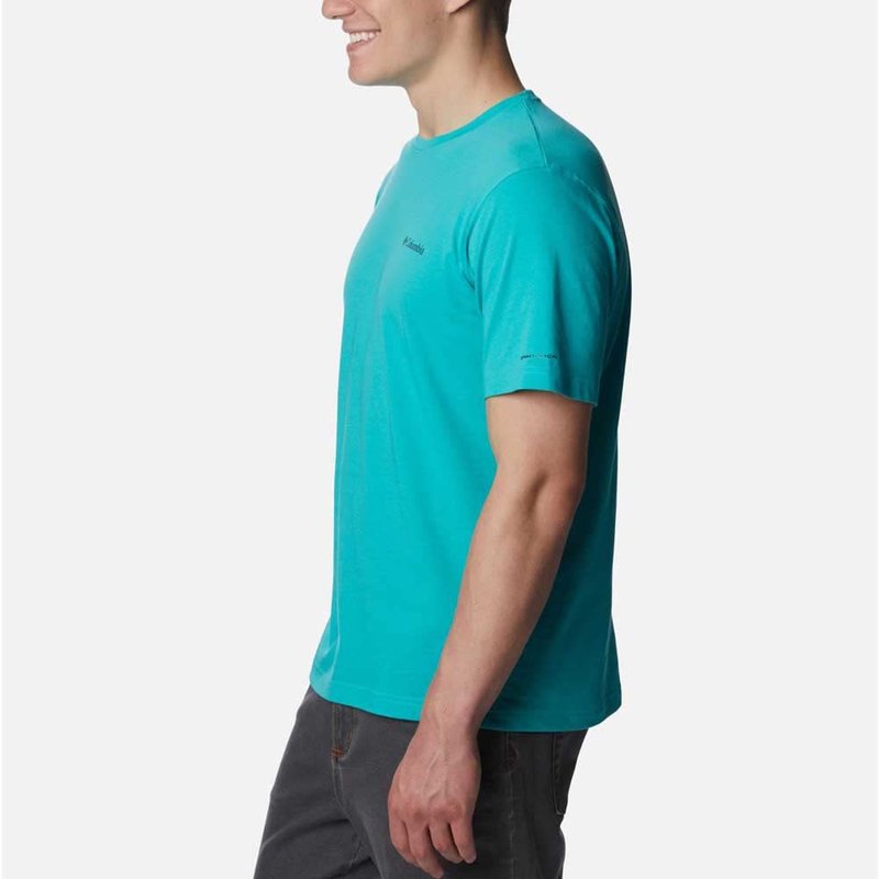 Columbia Men's Thistletown Hills Short Sleeve, Bright Aqua, Large Tall