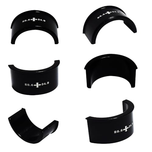 3 Kinds Front Derailleur Adjust Conversion Clamp Shim Spacer Adapter Sheet 28.6 to 31.8 to 34.9mm Aluminum Alloy for MTB Mountain Road Bicycle 1 Set