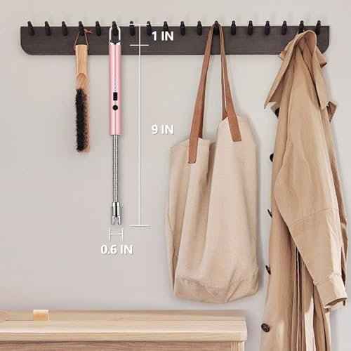 2 PCS Electric Lighter, Candle Lighter Arc Windproof Flame-Less with 360¡Æ Flexible Neck & LED Power Display, Type-C Rechargeable for BBQ, Grill, Camping, Fireplace, Stove