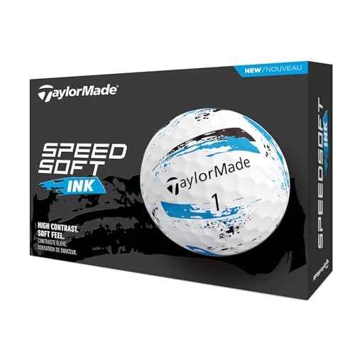 TaylorMade SpeedSoft Golf Balls, Maximum Distance with Ultra-Soft Feel, Perfect for Off The Tee and Around The Green