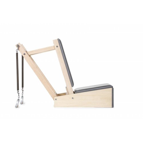 ELINA PILATES Baby Chair, Pilates Chair, Strengthen Back, Injury Recovery, 60 Types of Exercises, Ideal for Learning Pilates, Pilates Teacher (Black)