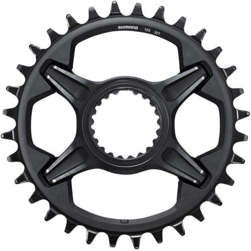 Shimano XT SM-CRM85 34t 1x Chainring for M8100 and M8130 Cranks, Black