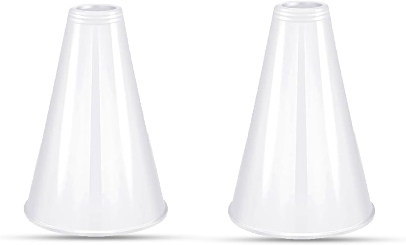 2PCS Plastic Megaphone,Eco-Friendly & Lightweight Mini Cheer Megaphone,Fun Party Noisemaker Toys for School Outdoor Activities Cheerleading,Party Favors Sports Match Game