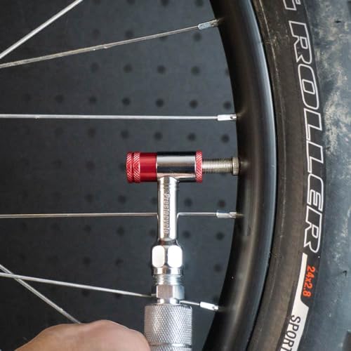 Bicycle Tire Inflator Head Mini Pro Push-to-Inflate Tool for Presta Valves - Bike Maintenance