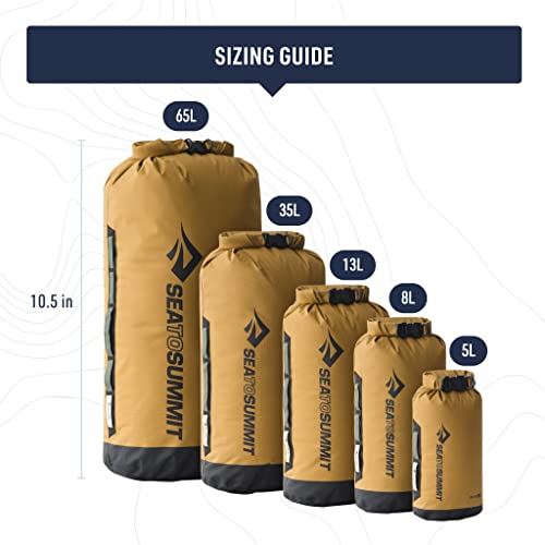 Heavy-Duty 13L Waterproof Dry Bag for Kayaking & Outdoor Travel - Jet Black