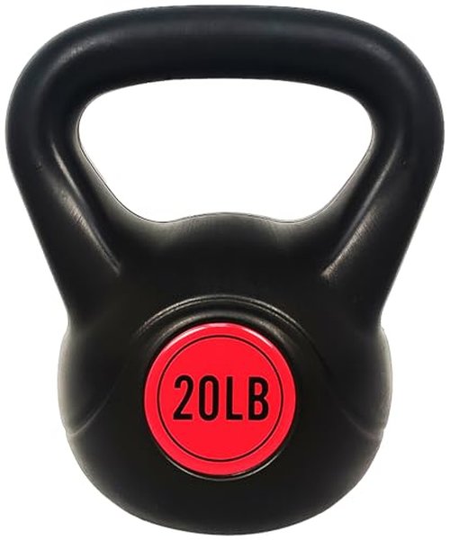 OLIXIS 4-Piece Kettlebell Set, Wide Grip Kettlebell Exercise Fitness Weight Set for Home Gym, Strength Training, 50LBS Set