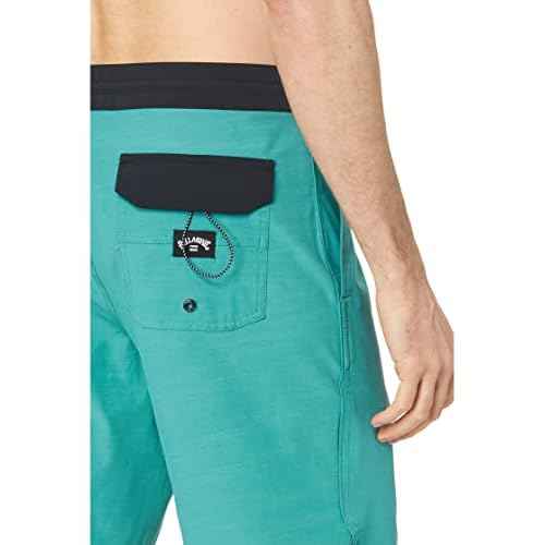 Billabong Men's 73 Lo Tides Boardshort, 4-Way Performance Stretch, 19 Inch Outseam