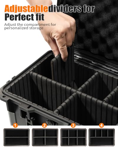 Sports Card Storage Box for 90+ Graded Cards with Divider - Large Capacity Organizer