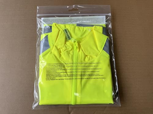 Salzmann High Visibility Cycling Vest | Reflective Cycling Gilet | Made with 3M Scotchlite