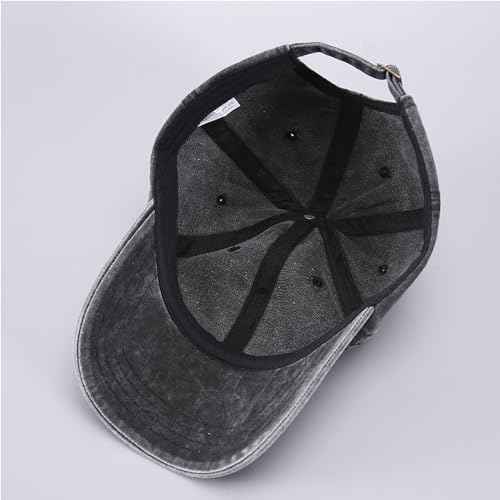 Women's Vintage Washed Baseball Cap Adjustable Cute Heart Graphic Cotton Dad Hat