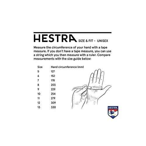 Hestra Windstopper Tour Glove - Fleece Glove for Cross Country Skiing and Ski Touring