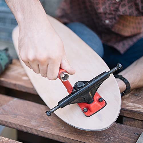 28mm Skateboard Riser Pads 2 Pack Angled Wedge Shock Absorbers for Trucks