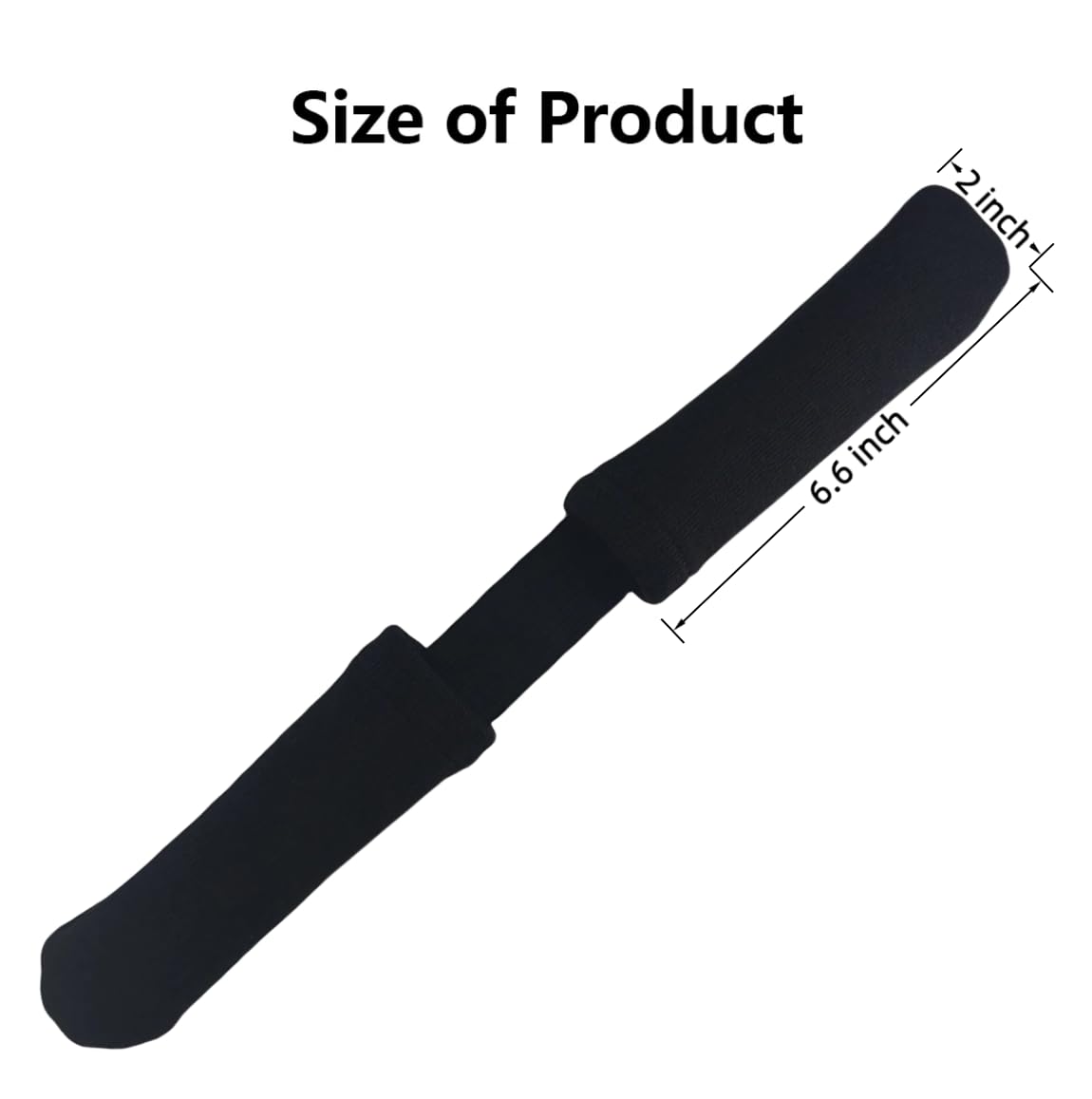 2Pcs Thickened Rowing Machine Handles Cover, Fits Most Rowing Machine, Non-Slip & Breathable Handle Cover(Black)