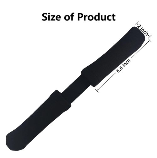 2Pcs Thickened Rowing Machine Handles Cover, Fits Most Rowing Machine, Non-Slip & Breathable Handle Cover(Black)