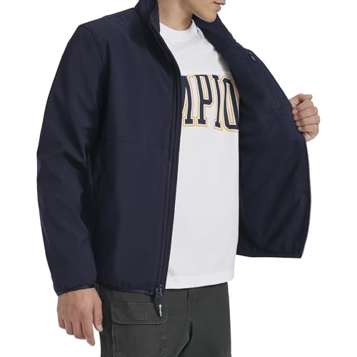 Champion mens Lightweight Active Soft Shell Jacket With Stand Collar