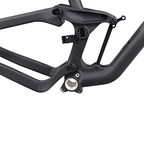 ICAN P1 27.5er 650B Plus Carbon Fiber Full Suspension Frame Boost Trail Mountain Bike Rear Spacing 12x148mm (M)