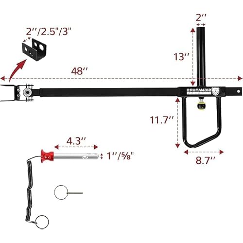 Fitvids 2nd Gen Heavy-Duty Lever Arms - 600 LB Weight Capacity Per Arm, Universal Fit for Any Power Rack, for Maximize Your Strength Training (Pair)