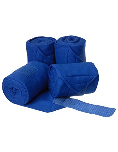 Tough 1 Polo Wraps - Royal Blue Horse Leg Wraps 4 Pack