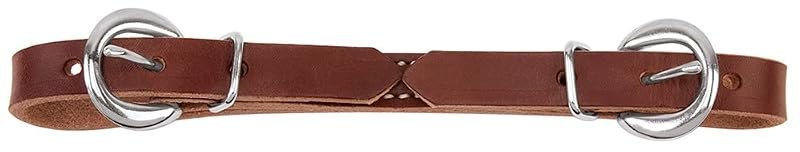 Curb Strap Leather - 5/8" Sunset Harness Leather with Smoothed Edges