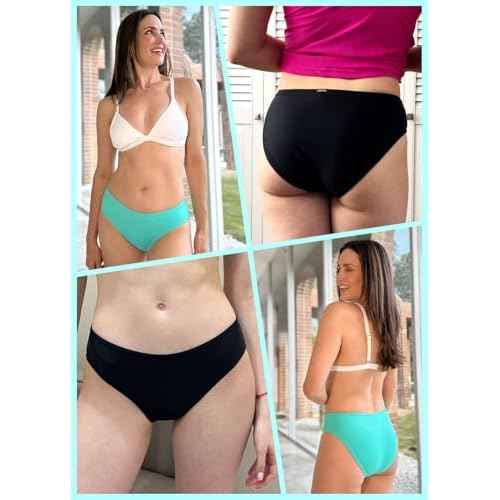 Zmart Women Standard Strappy Bikini Bottoms Full Coverage Bathing Suit Cutout Swim Low Rise Swimsuit Bottom