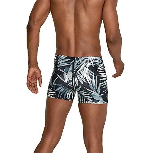 Speedo Men's Swimsuit Square Leg Printed