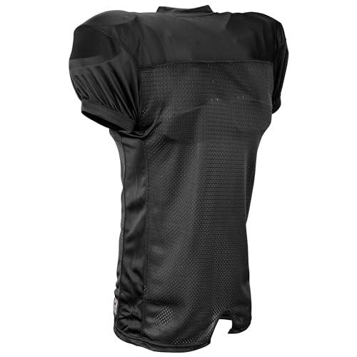 Men's All-Purpose Football Jersey Small Black - Breathable Polyester Sports Top
