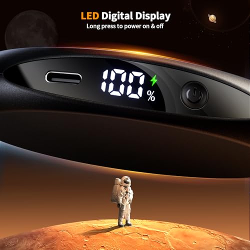 coldSky Hand Warmers Rechargeable 2 Pack Magnetic Electric Hand Warmer with Digital Display, 3 Heating Levels, Portable Pocket Heater Gift for Christmas, Outdoors, Games, Camping, Hunting