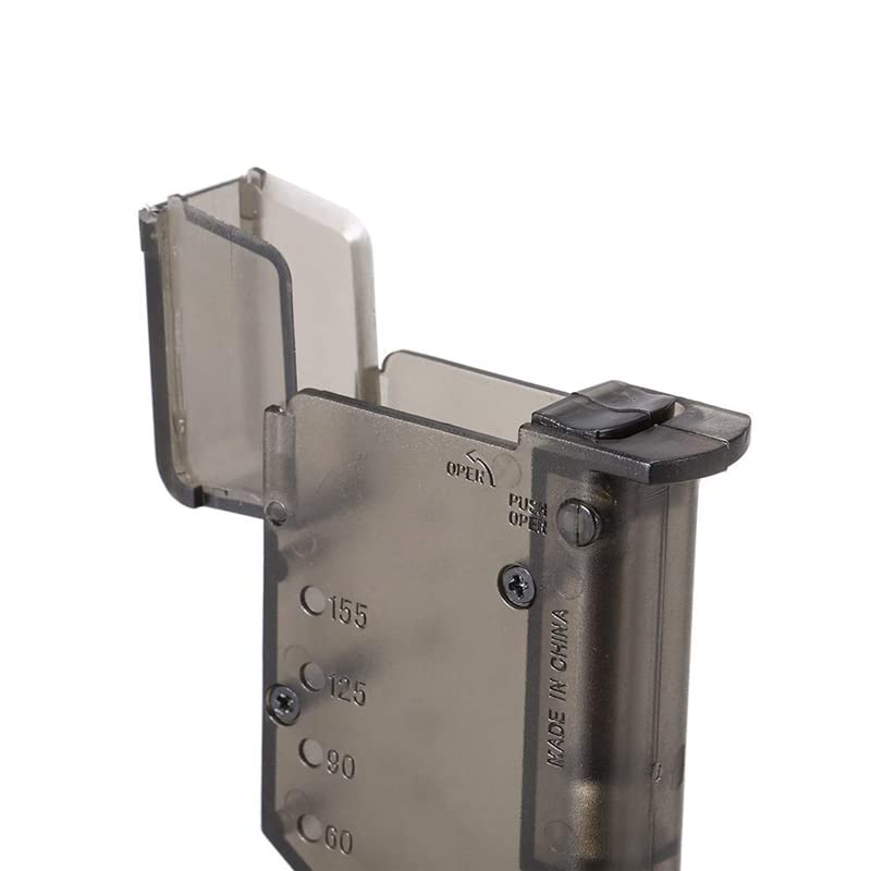 2 Pcs Airsoft Speed Loader Fast Load 6mm BB Pellet Speed Loader Airsoft for BB Loader (2 Pcs 90+150 Rounds)