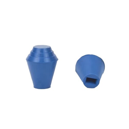 FEFOSAEP Fencing Practice Sword Foil/Epee Tips - Rubber Foil/Epee Tips for Practice Blades only (Pack of 10) (Blue-Foil)