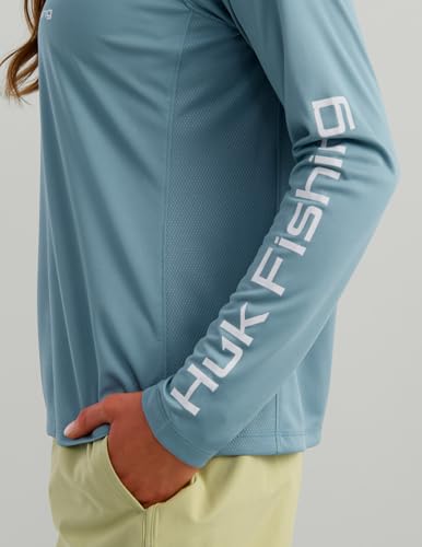 Women's Long Sleeve Sun Protection Shirt - Blue Shadow, Medium