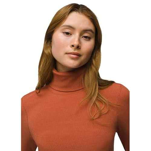 prAna Women's Foundation Rib Turtleneck