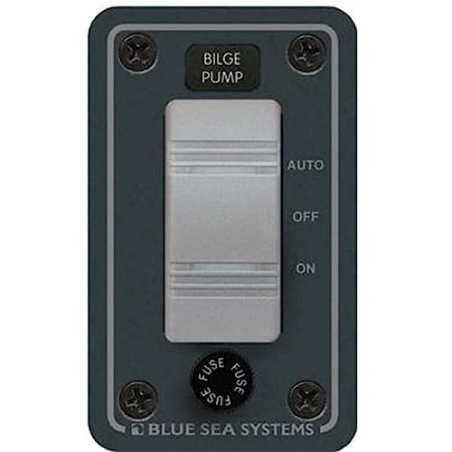 Blue Sea Systems 8263 Contura Water Resistant 12V DC Panel - Bilge Pump Control