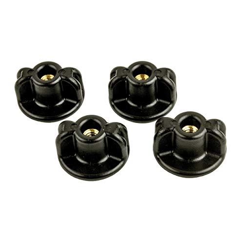 Kayak Rigging WingKnobs - 1/4-Inch 20 Brass Thread, 4 Pack