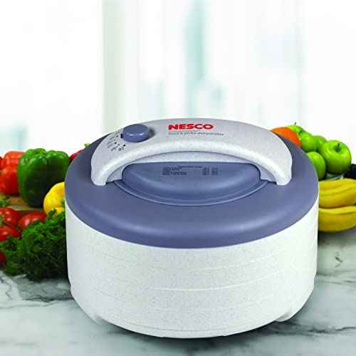 Nesco FD-61 Snackmaster Encore Food Dehydrator for Great Jerky and Snacks, 4 Trays, Gray