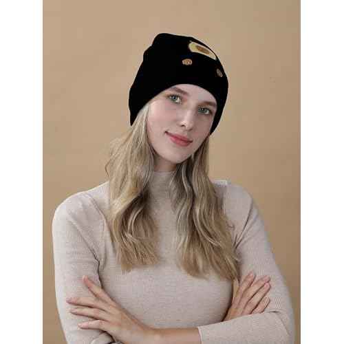 Capybara Hat Beanie Gifts for Women Men Funny Capybara Lover Christmas Birthday Decoration Embroidered Knit Gifts