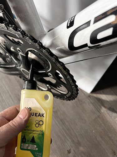 No Squeak 3.4oz High Performance Penetrating Oil – Bike Chain Lubricant, Door Hinge & Lock Lubricant, Rust Remover, Multi-Purpose Non-Toxic Lubricating Oil