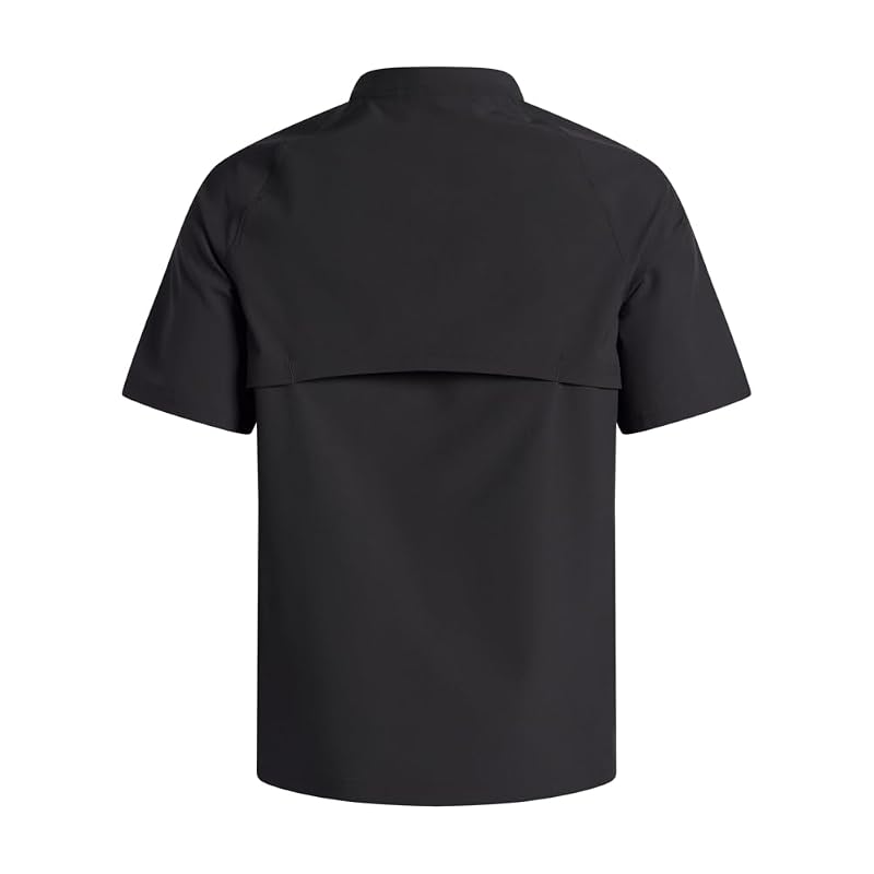 Under Armour Boys Utility Cage Jacket Short Sleeve, Black, Size YSM