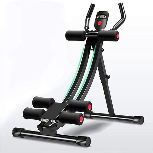 Fitlaya Fitness Core & Abdominal Trainers AB Workout Machine Home Gym Strength Training Ab Cruncher Foldable Fitness Equipment (red01)