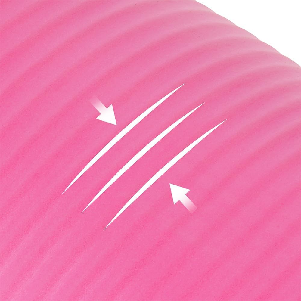 1/2-Inch Extra Thick High Density Anti-Tear Exercise Yoga Mat with Carrying Strap, Multiple Colors