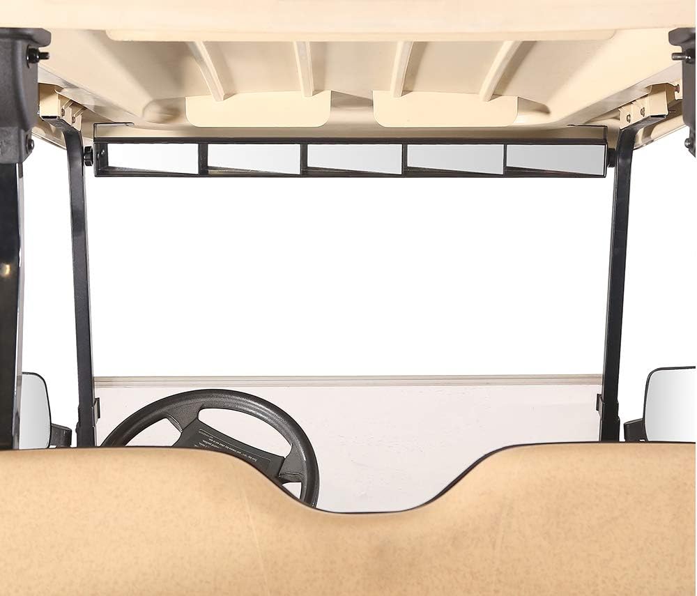 10L0L Universal Golf Cart 5 Panel Mirror for EZGO, Club Car, Wide Angle Rear View Blind Spot Wink Mirror, Compatible with Car SUV Van Truck, etc