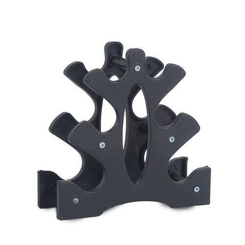 Hapivida Triangular Dumbbell Rack Stand, 3 Tier Weight Hoder A Frame Design Small WeightRacks Standing with Sturdy Bracket Space Saving for Home Gym Exercise